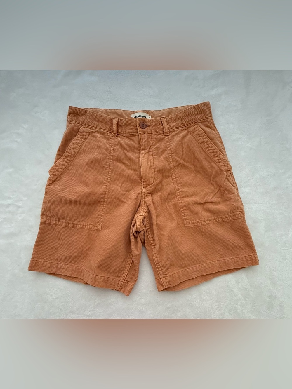 Taylor Stitch The Trail Shorts Size 30 in Apricot Micro Corduroy Surf Culture S - Picture 7 of 12